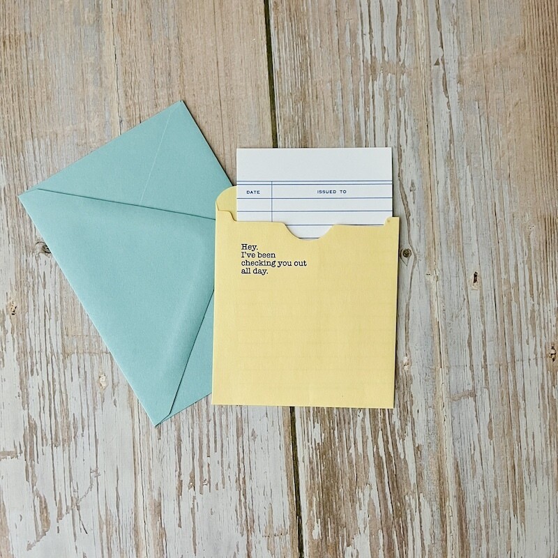 Checking You Out Card