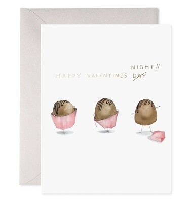 Chocolate Striptease Valentine's Day Card