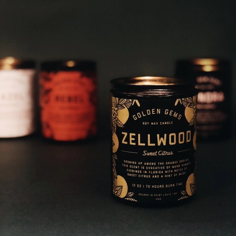 Golden Gems Candle