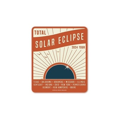 Solar Eclipse Tour Sticker
