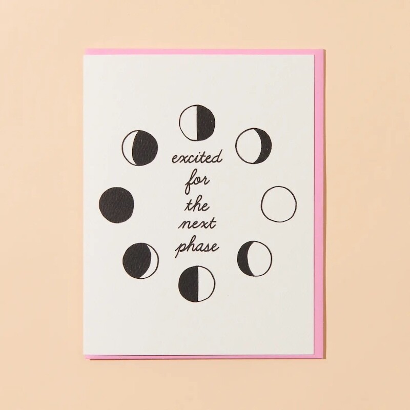 Moon Phase Congrats Card