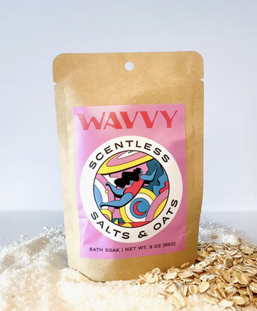 Scentless Salt &amp; Oats Bath Soak by Wavvy
