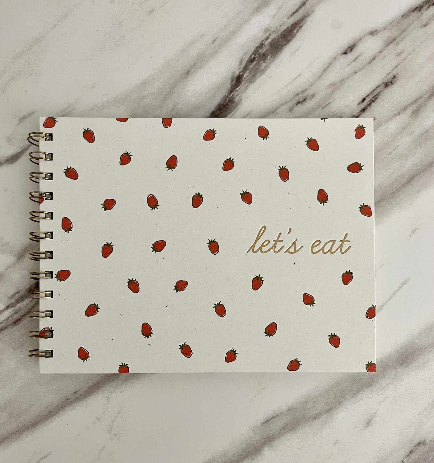 Meal Planner and Market List, Style: Strawberries
