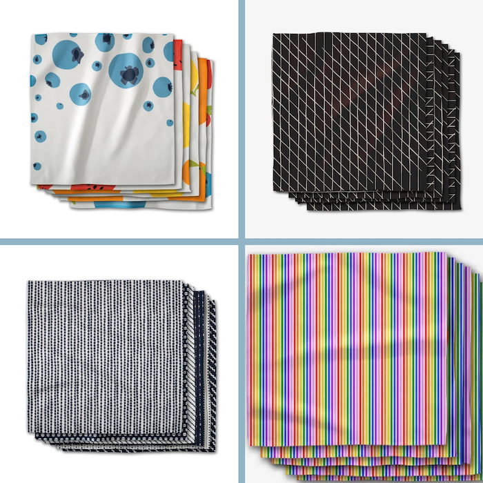 Geometry Dinner Napkin Set
