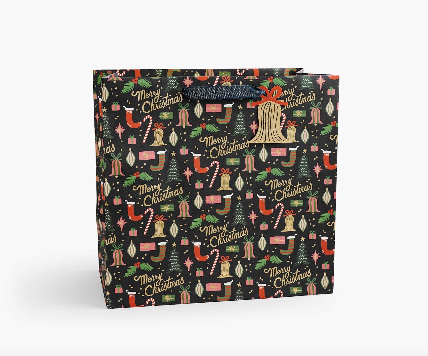 Deck The Halls Holiday Gift Bag, Style: Large