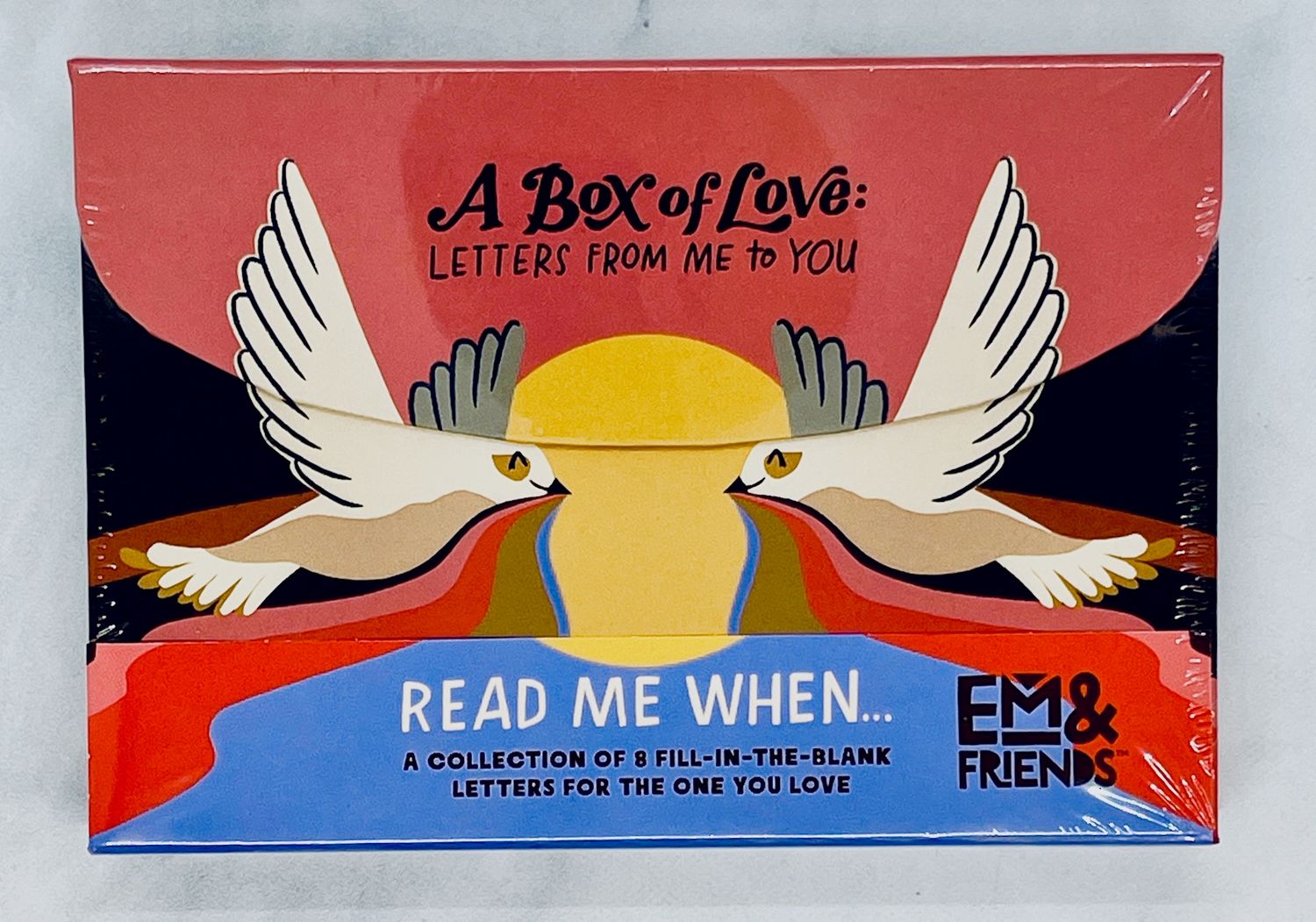 Em &amp; Friends A Box of Fill in the Blank Read Me Notes, Style: Love
