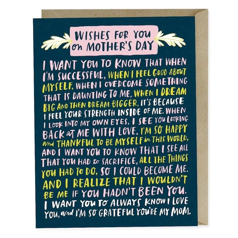 Wishes For You Mothers Day Card
