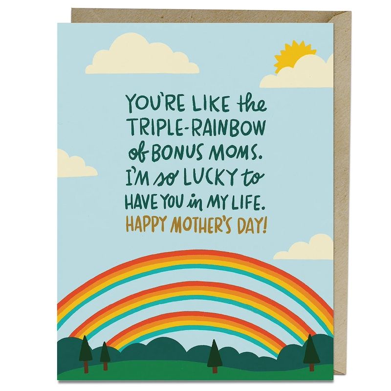 Triple-Rainbow Bonus Mother&#39;s Day Card