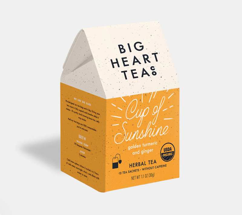 Big Heart Tea 10 Sachets, Style: Cup of Sunshine