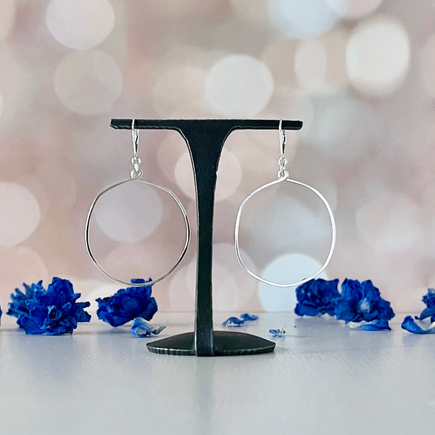 Handmade Wander Earrings, Style: Sterling Silver