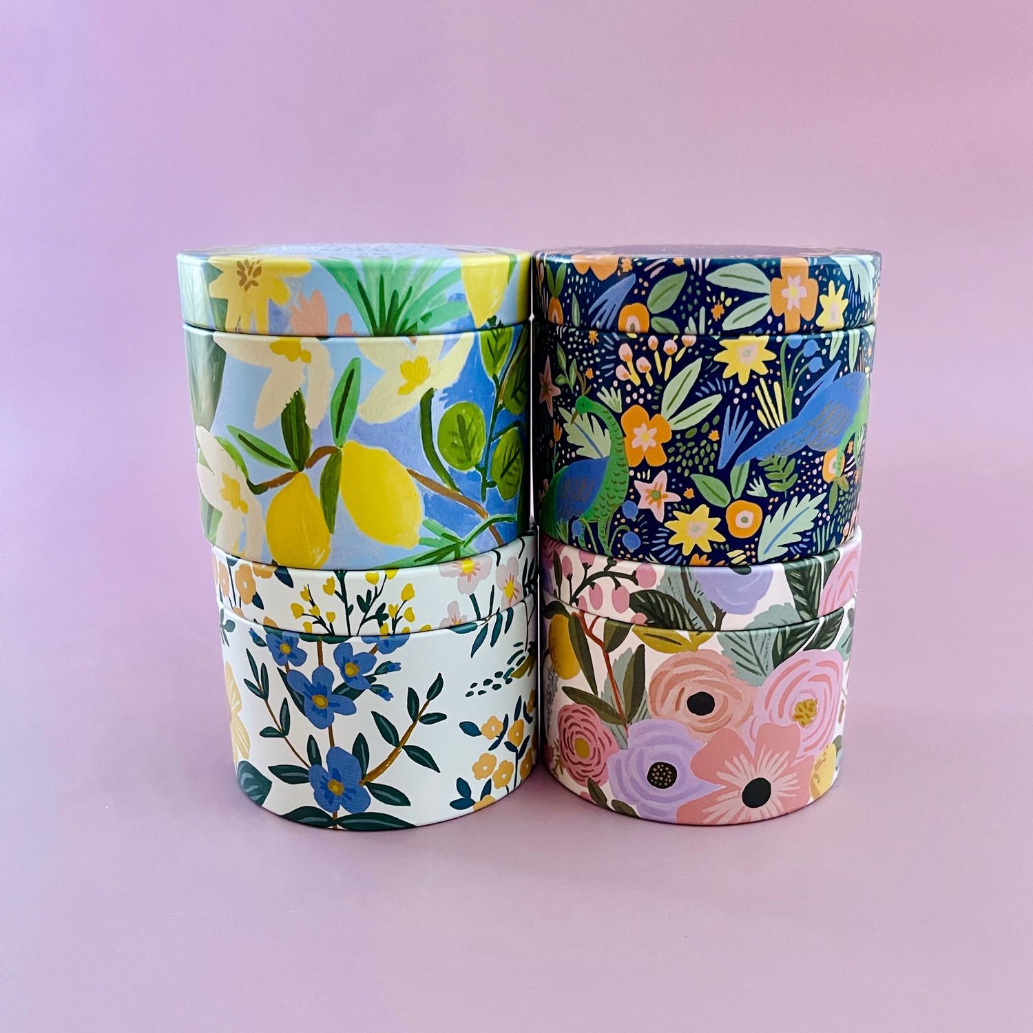 Rifle Paper 3oz Candle Travel Tin:, Scent: Amalfi del Mar