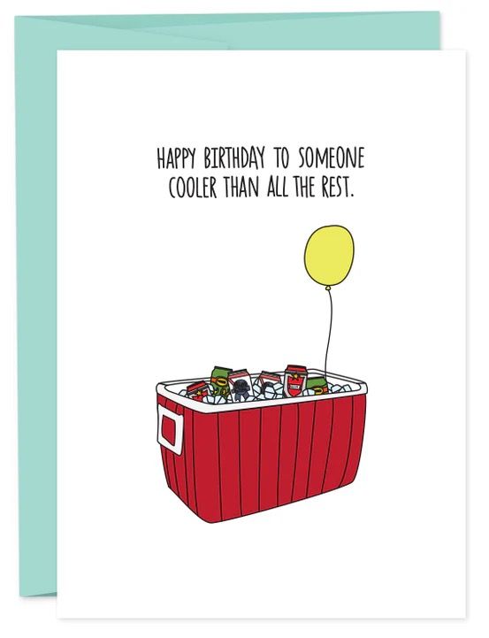 Birthday Cooler Card