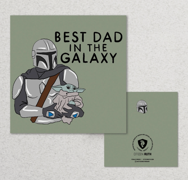 Best Dad in the Galaxy Card