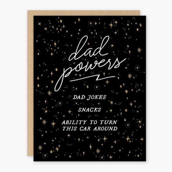 Dad Powers Card