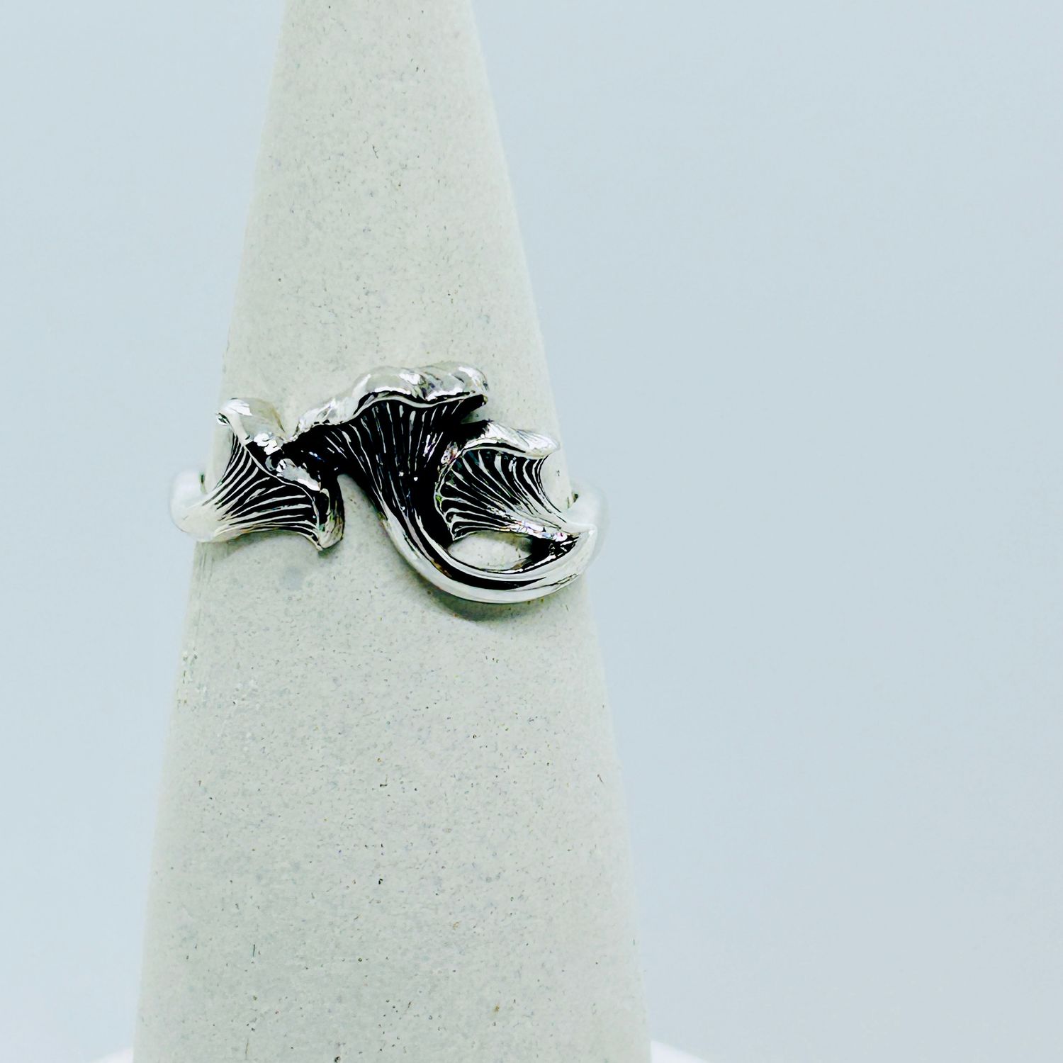 Chanterelle Mushroom Ring, SS,, Size: 5