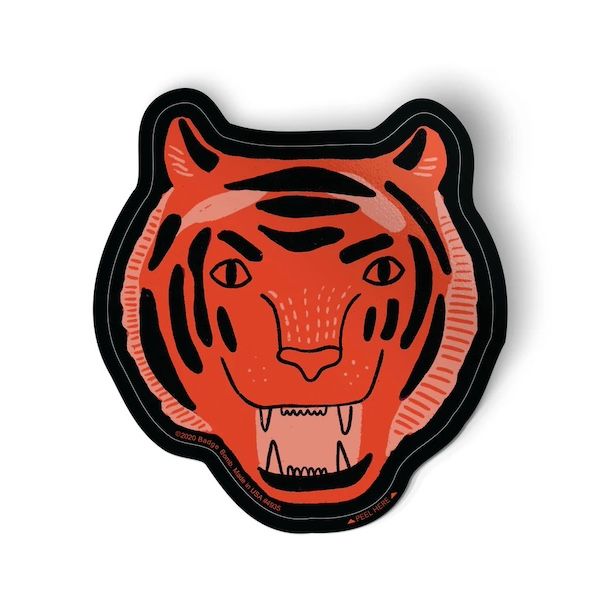 Orange Tiger Sticker DNO