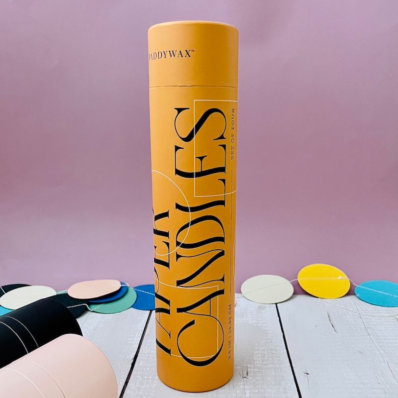 Modern Taper Candles, S/4, Scent: Gold + Honey