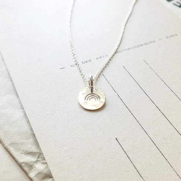 Over the Rainbow Necklace, Silver