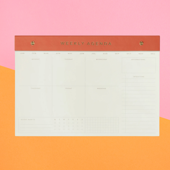 Weekly Postbound Notepad Chili
