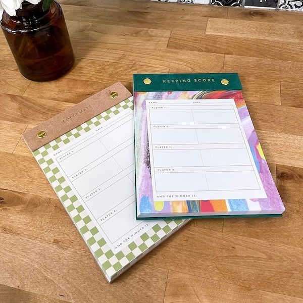 Game Scoring Notepad