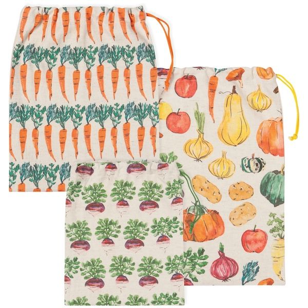 Veggie Stand Produce Bags S/3