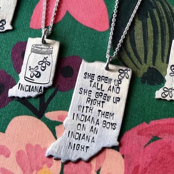 Handstamped Indiana Boys Large Indiana