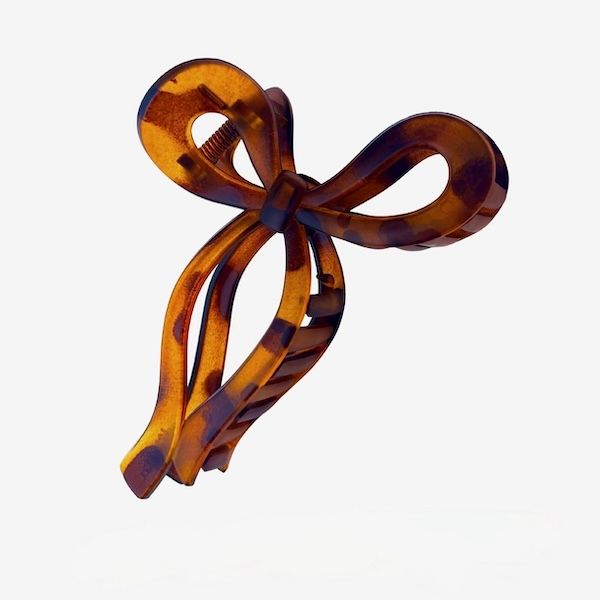 Denim &amp; Daisy Bow Hair Claw, Style: Honey Brown