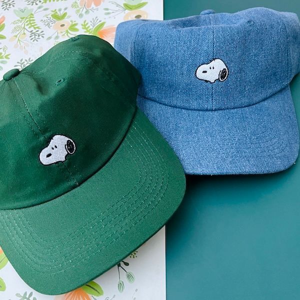 Snoopy Embroidered Dad Hat