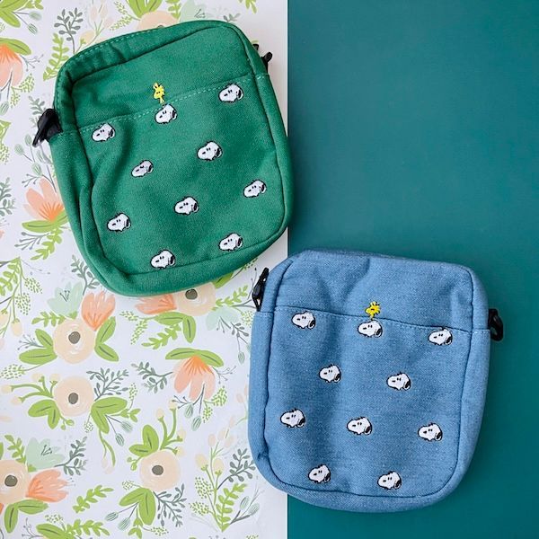 Snoopy Embroidered Crossbody Bag
