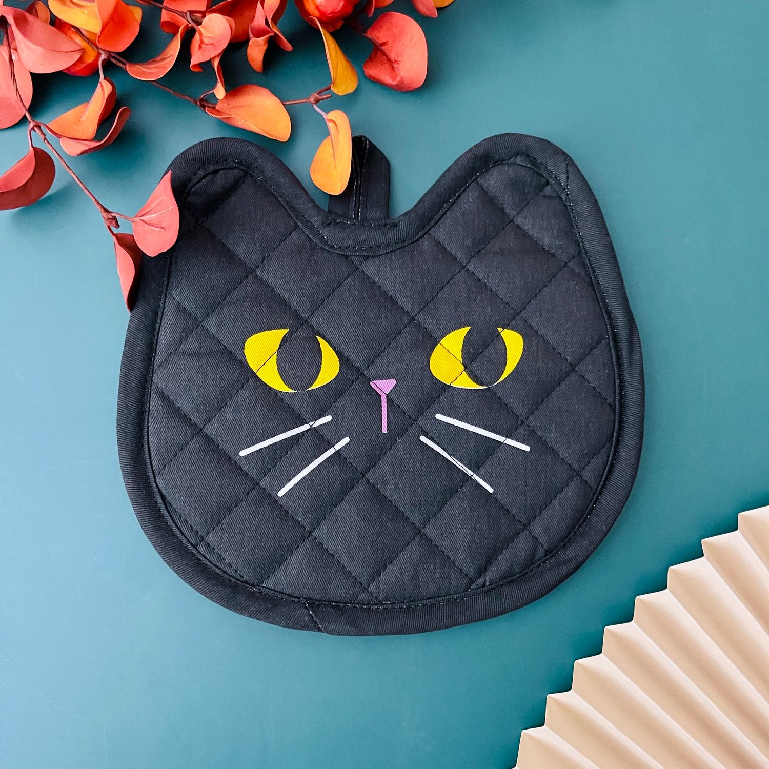 Black Cat Potholder