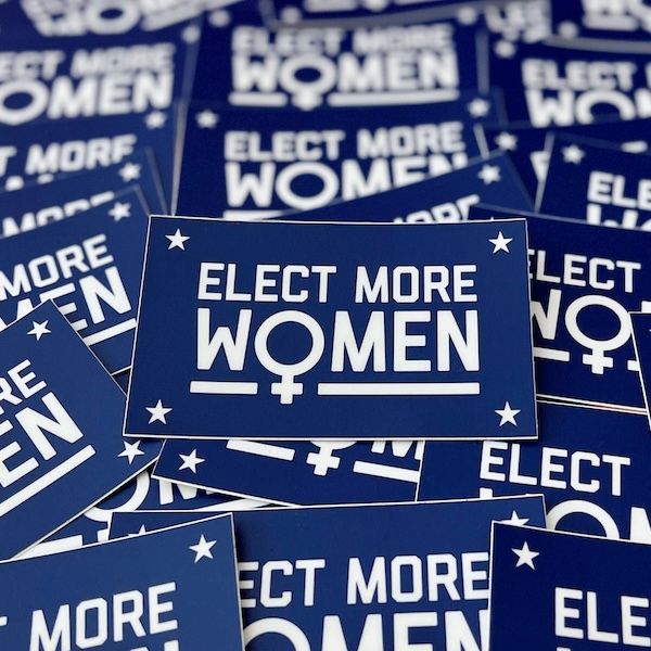 Elect More Women Sticker