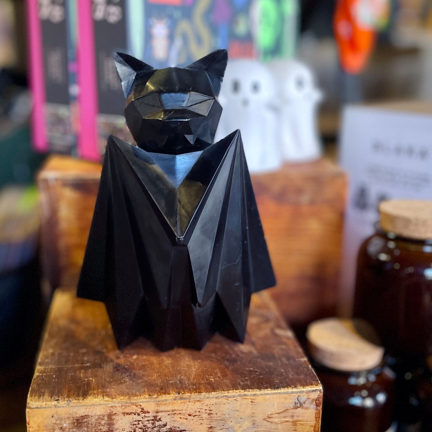 Pyropet Blaka Bat Skeleton Candle