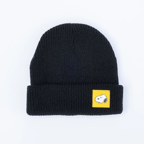 3P4 Snoopy Beanie, Style: Black