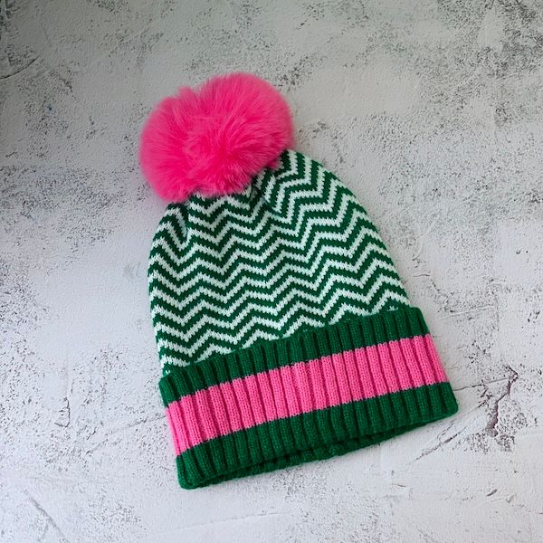 Olivia Beanie, Style: Green
