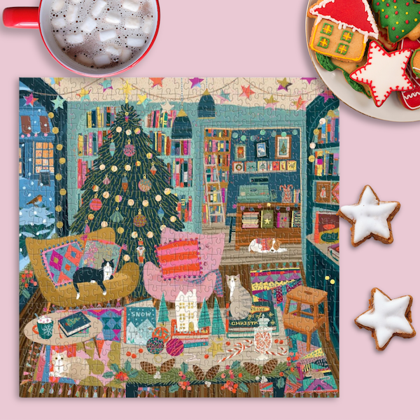 Season&#39;s Reading 500 Piece Foil Puzzle