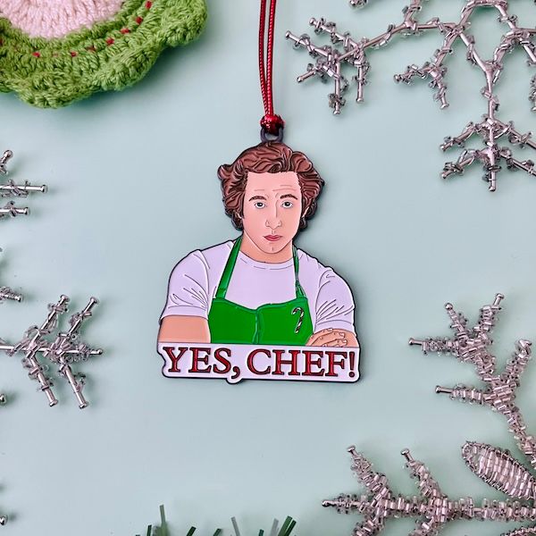 Yes, Chef! Enamel Ornament