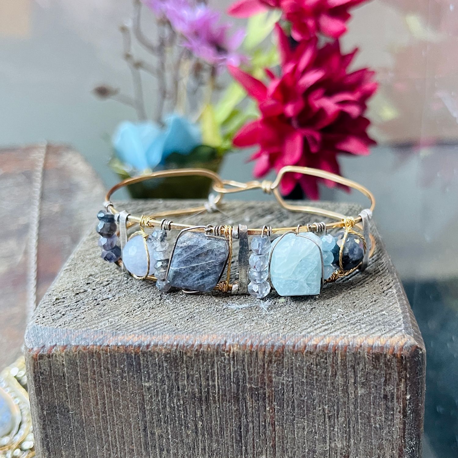 Handmade Sea Coast Cuff Bracelet by Art by Any Means