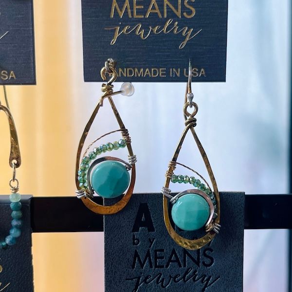 Handmade Envious Drop Earrings