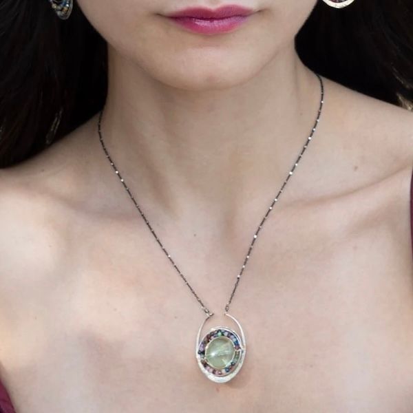 Handmade Fluorite Mixed Gemstone Necklace