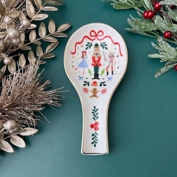 Nutcracker Porcelain Spoon Rest
