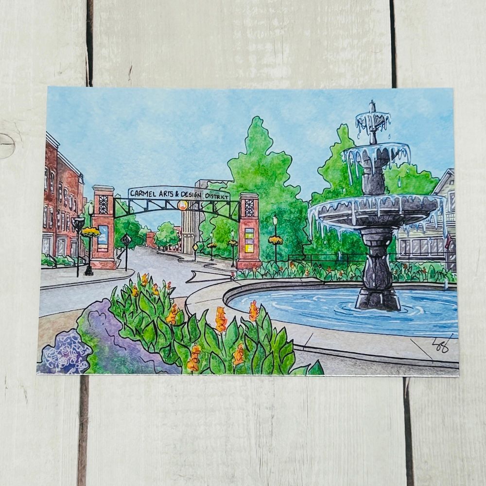 Carmel Arts District Postcard