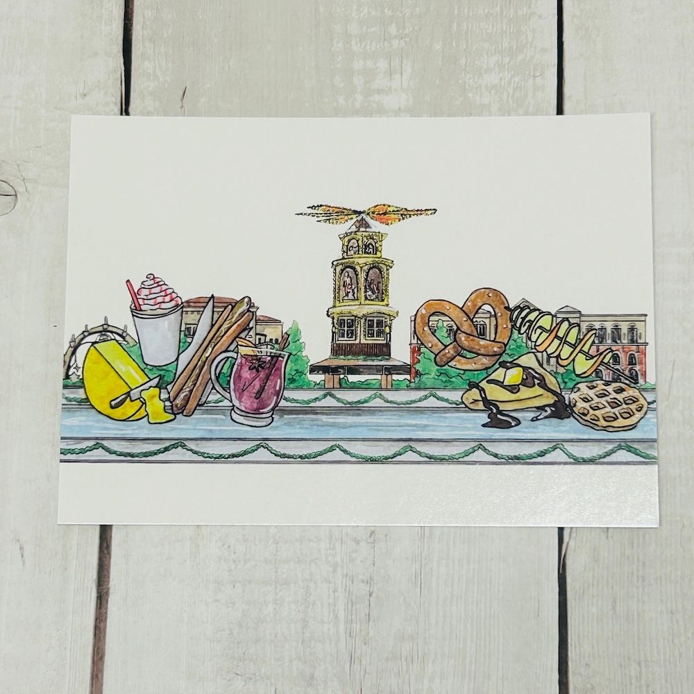 Carmel Christkindlmarkt Postcard