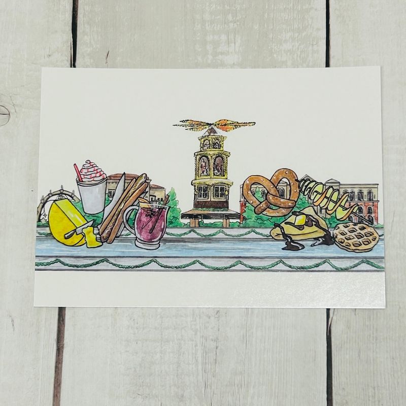 Carmel Christkindlmarkt Postcard
