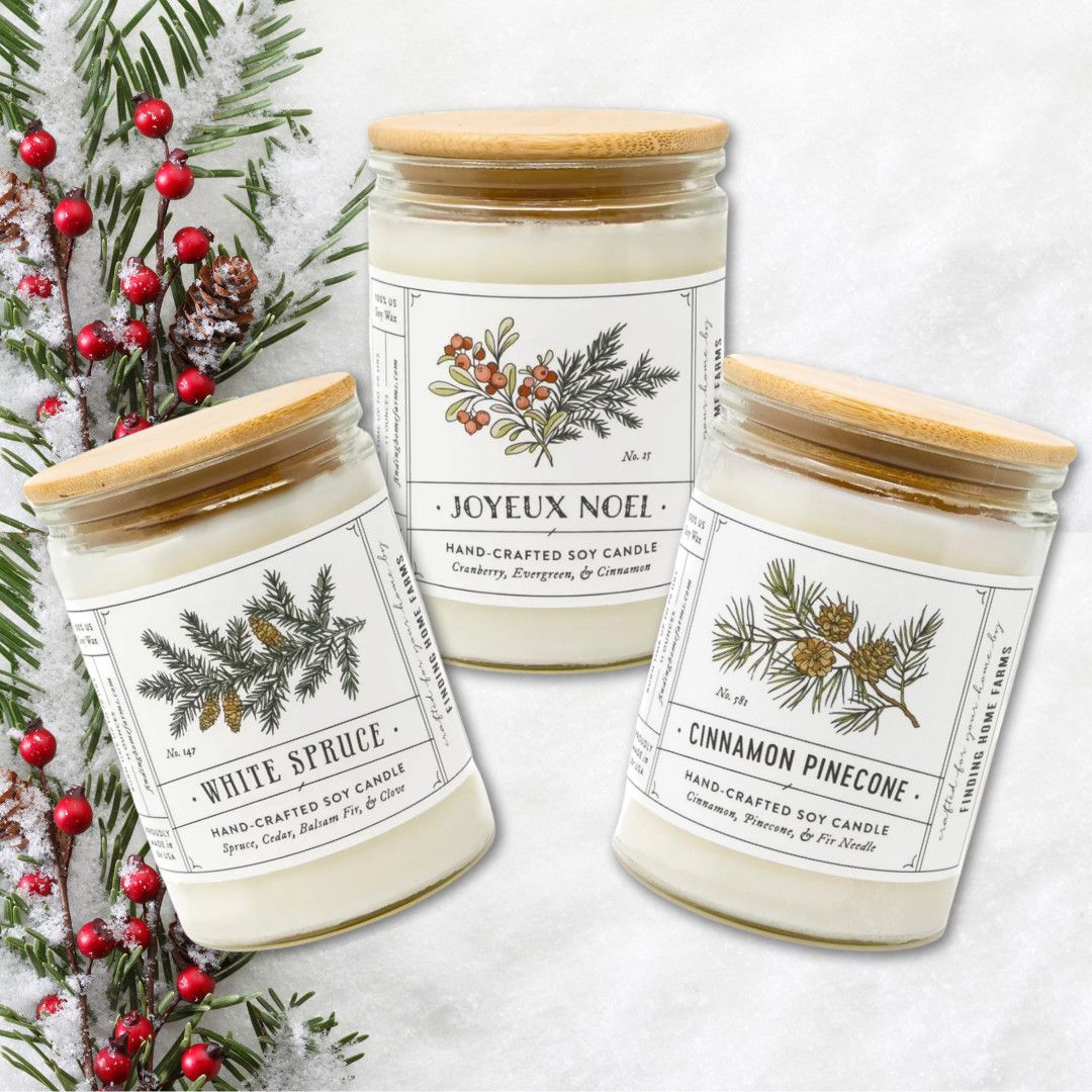 Finding Home Farms Holiday Candle 7.5oz