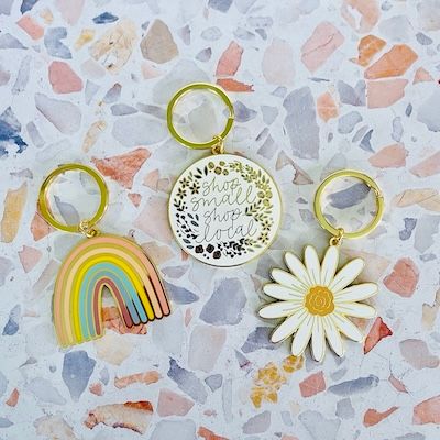 Elyse Breanne Metal Keychain, Style: Shop Small
