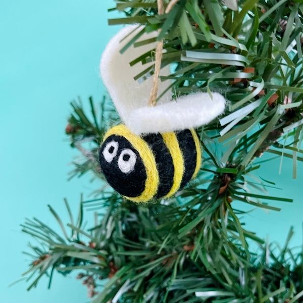 Buzzy Bumble Bee Eco Ornament