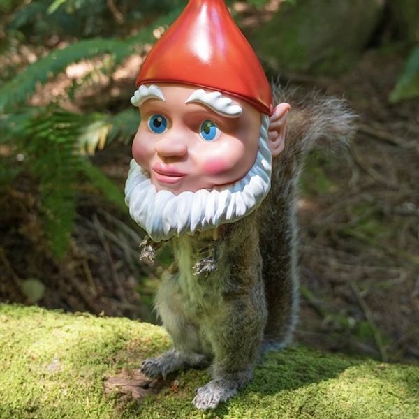 Gnome Squirrel Feeder