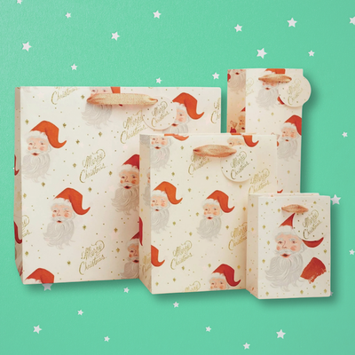 Santa Holiday Gift Bag