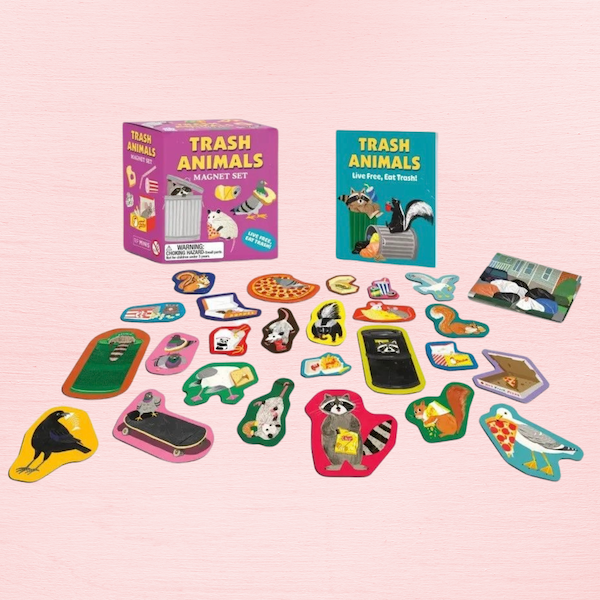 Trash Animals Magnet Set