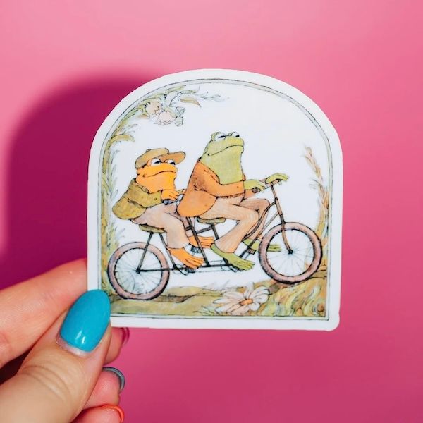 Frog and Toad Sticker